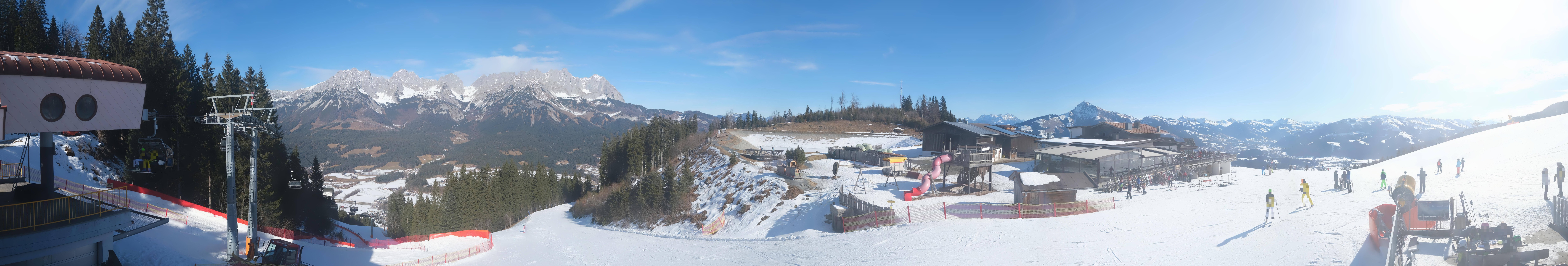 Archiv Foto Webcam Panoramasicht SkiWelt Wilder Kaiser: Astberg