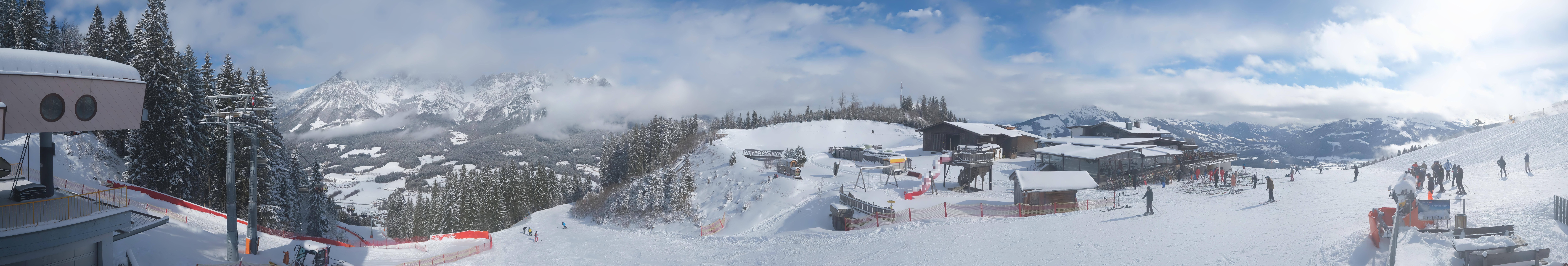 Archiv Foto Webcam Panoramasicht SkiWelt Wilder Kaiser: Astberg