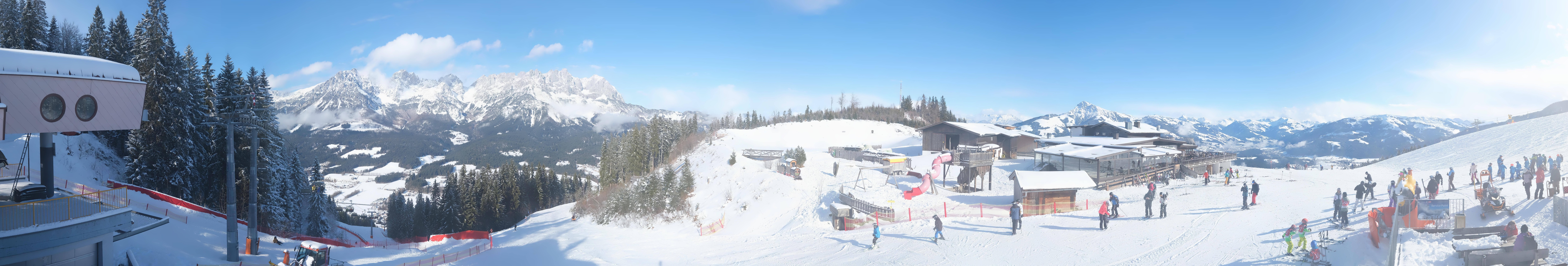 Archived image Webcam View of the Astberg in SkiWelt Wilder Kaiser