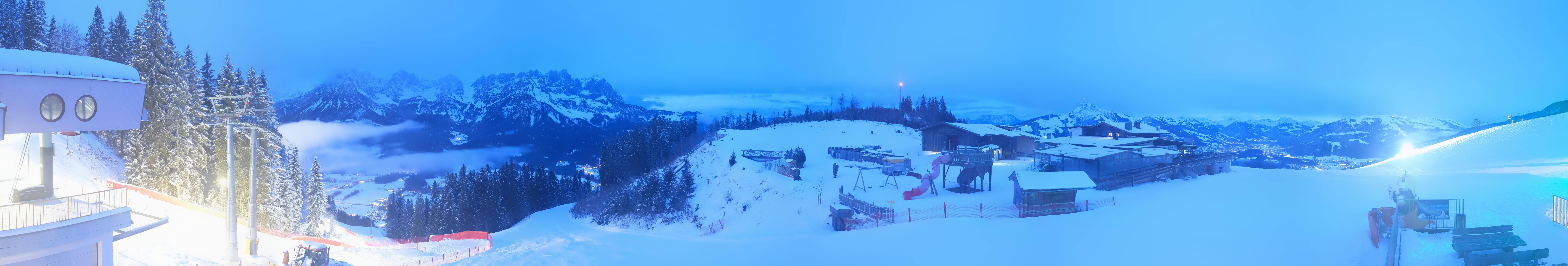 Archiv Foto Webcam Panoramasicht SkiWelt Wilder Kaiser: Astberg
