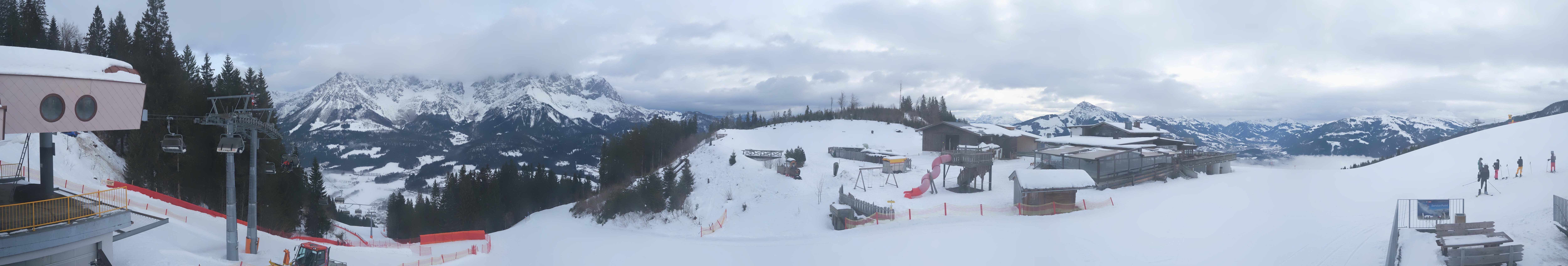 Archiv Foto Webcam Panoramasicht SkiWelt Wilder Kaiser: Astberg