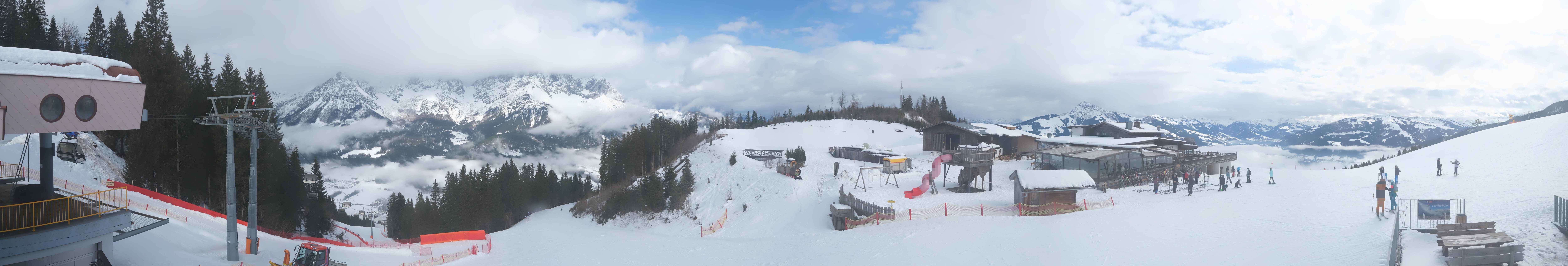 Archiv Foto Webcam Panoramasicht SkiWelt Wilder Kaiser: Astberg