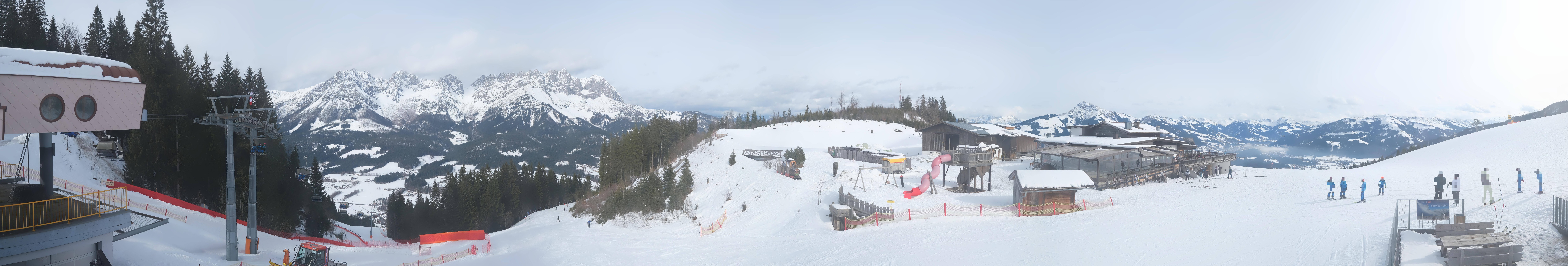 Archiv Foto Webcam Panoramasicht SkiWelt Wilder Kaiser: Astberg