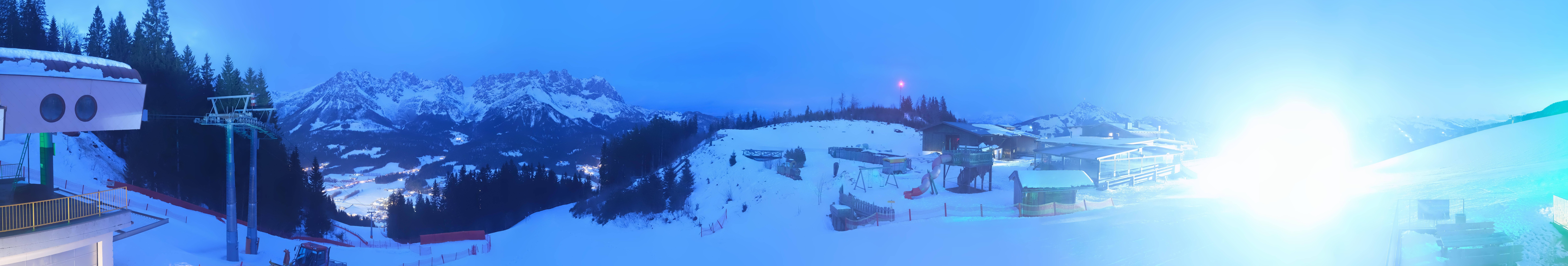 Archiv Foto Webcam Panoramasicht SkiWelt Wilder Kaiser: Astberg
