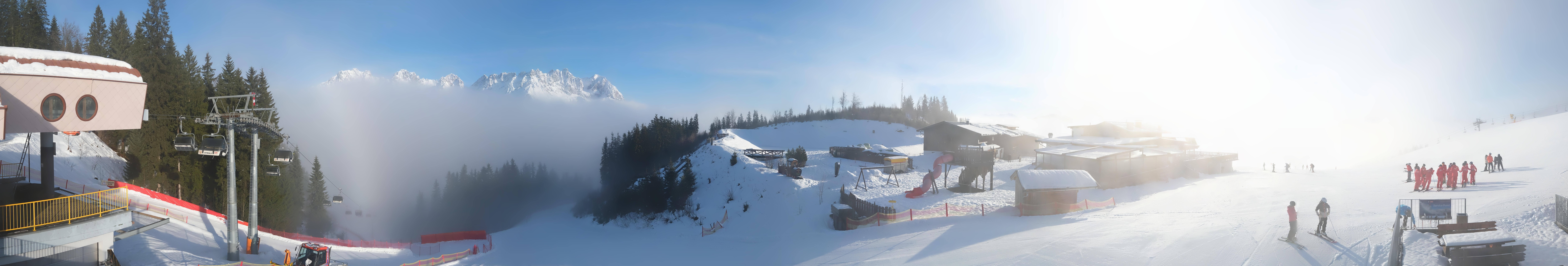 Archiv Foto Webcam Panoramasicht SkiWelt Wilder Kaiser: Astberg