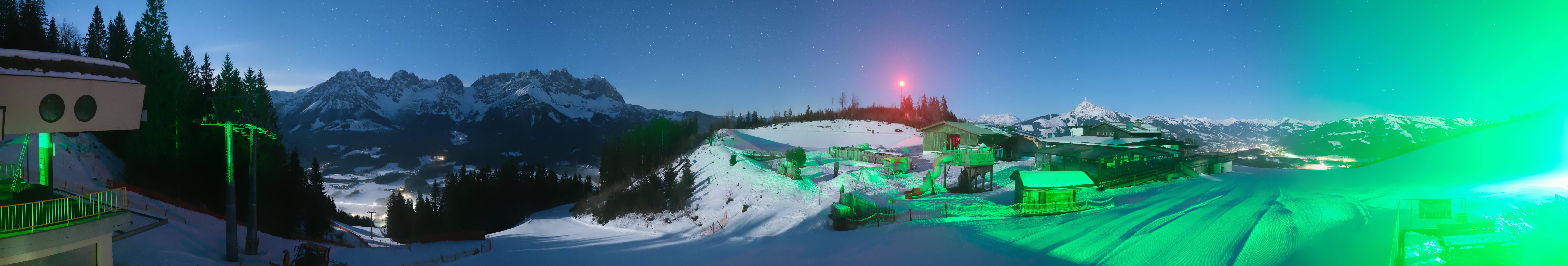 Archived image Webcam View of the Astberg in SkiWelt Wilder Kaiser