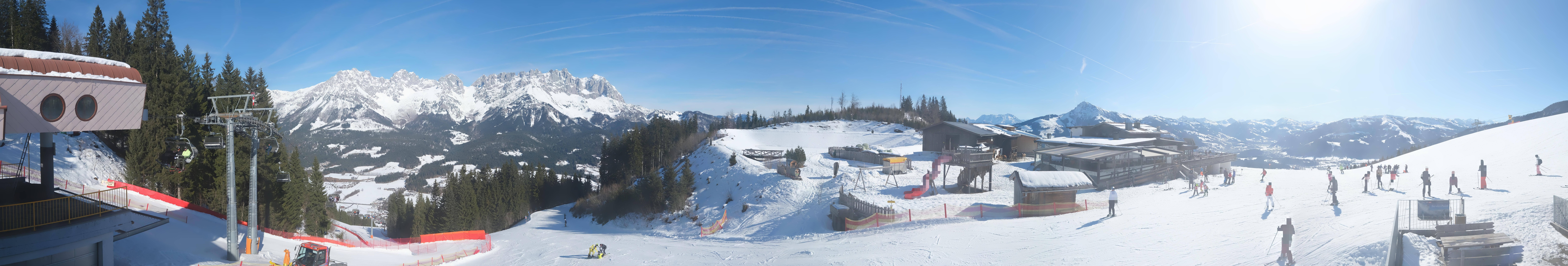 Archived image Webcam View of the Astberg in SkiWelt Wilder Kaiser