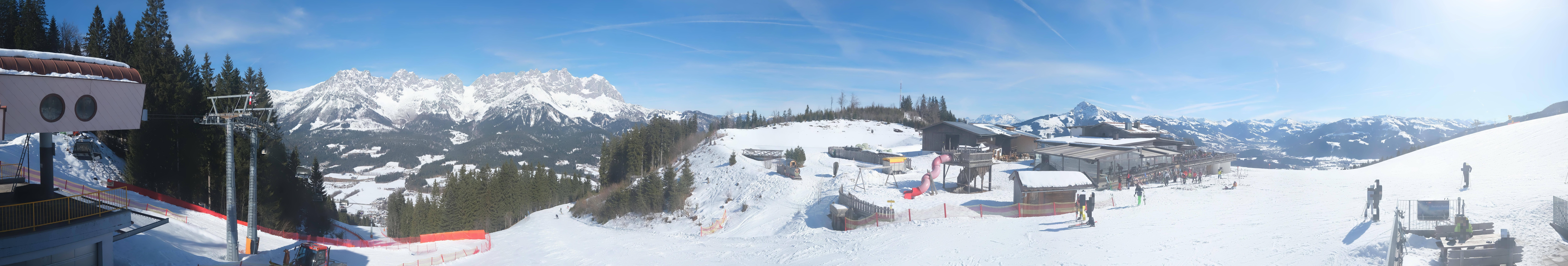 Archived image Webcam View of the Astberg in SkiWelt Wilder Kaiser