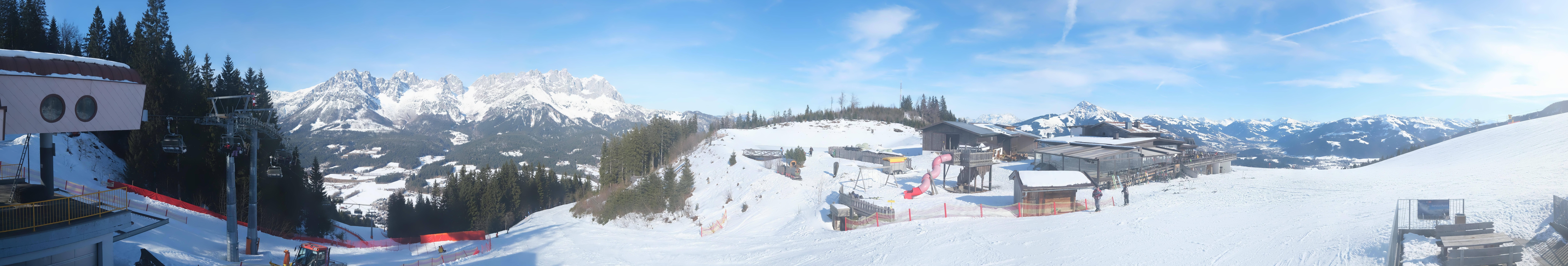 Archived image Webcam View of the Astberg in SkiWelt Wilder Kaiser