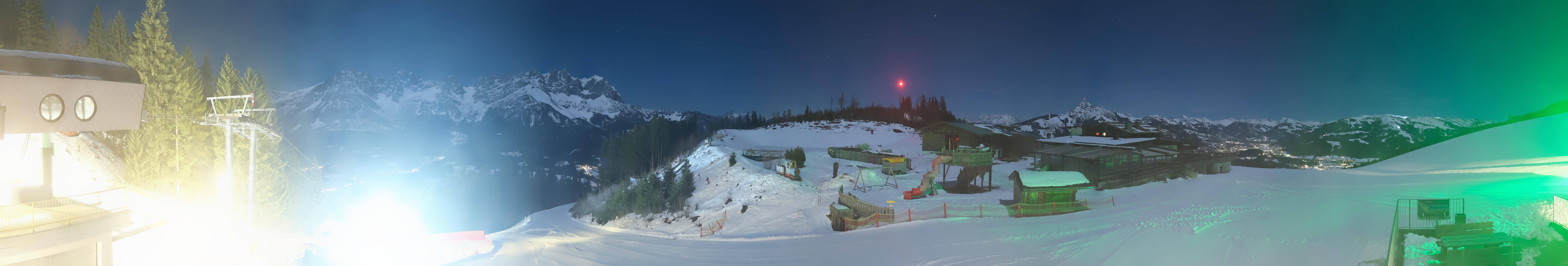 Archived image Webcam View of the Astberg in SkiWelt Wilder Kaiser