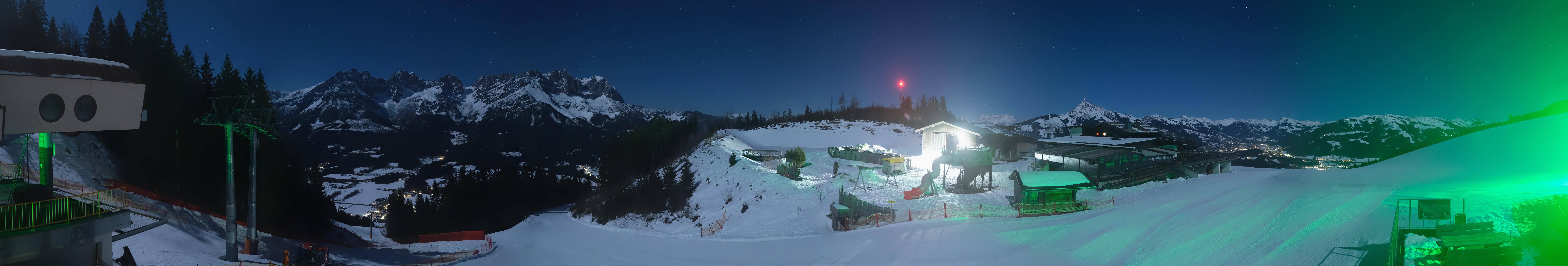 Archived image Webcam View of the Astberg in SkiWelt Wilder Kaiser