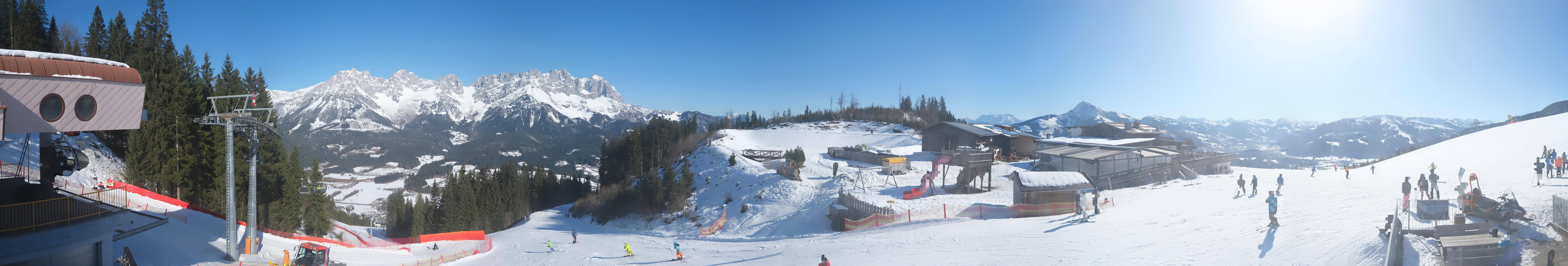 Archiv Foto Webcam Panoramasicht SkiWelt Wilder Kaiser: Astberg