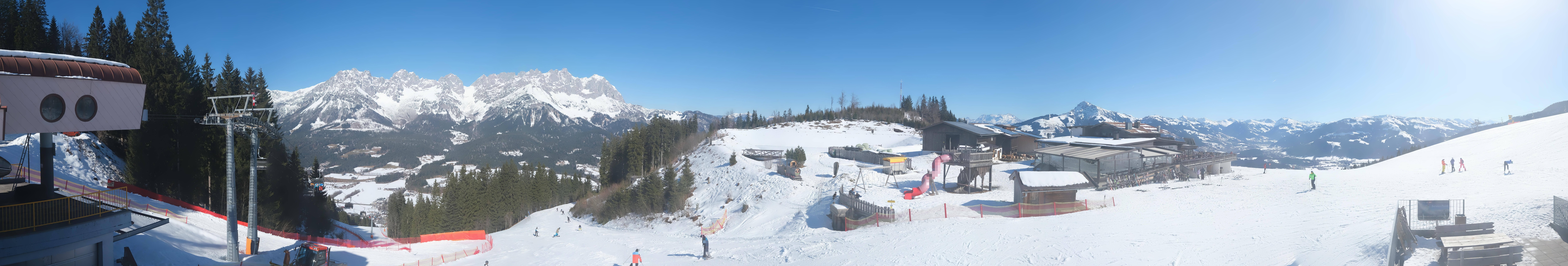 Archiv Foto Webcam Panoramasicht SkiWelt Wilder Kaiser: Astberg