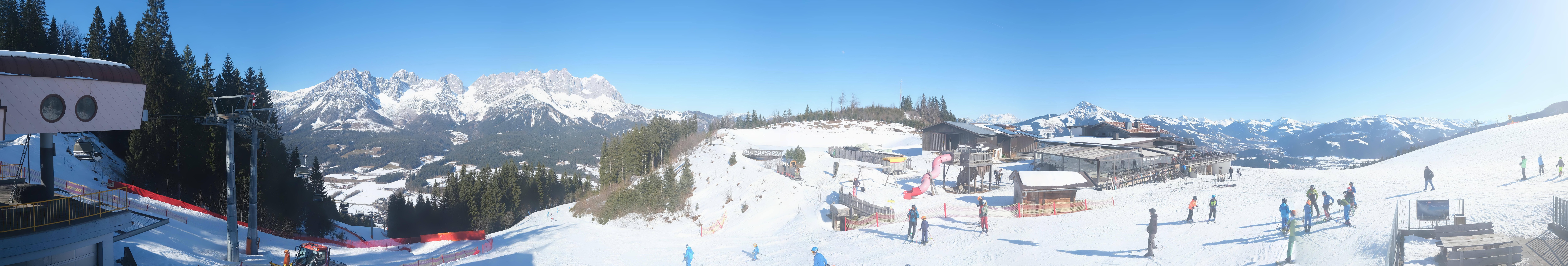 Archiv Foto Webcam Panoramasicht SkiWelt Wilder Kaiser: Astberg