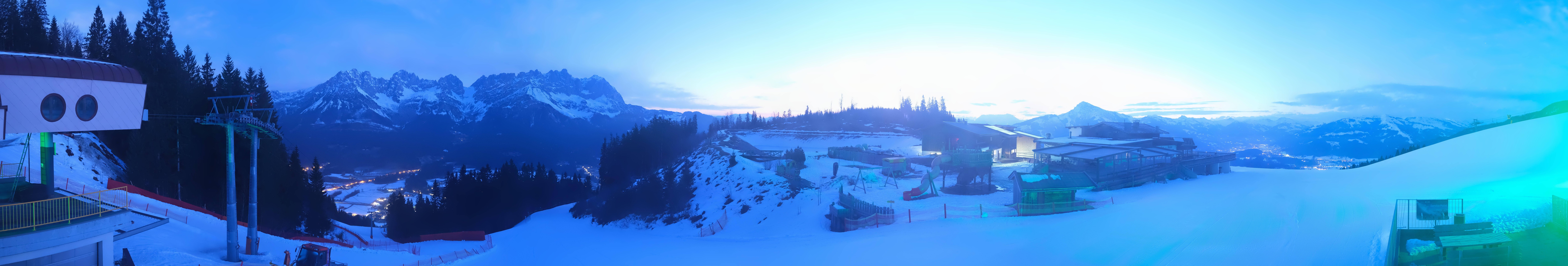 Archiv Foto Webcam Panoramasicht SkiWelt Wilder Kaiser: Astberg