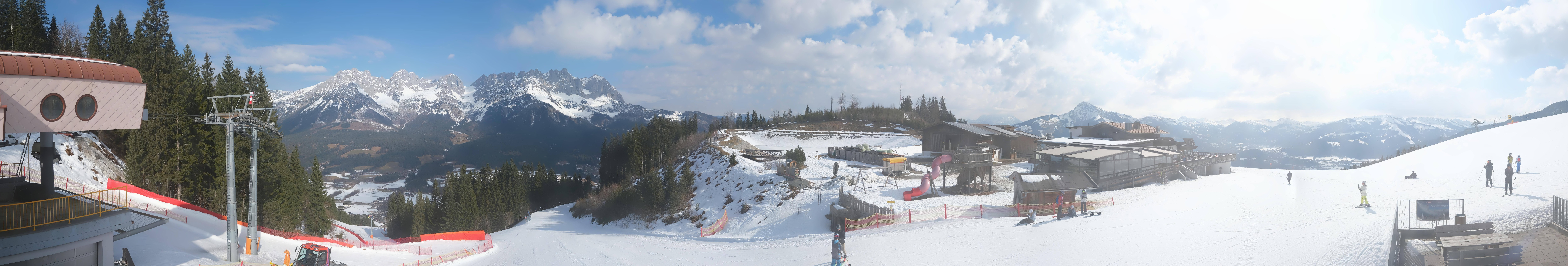 Archiv Foto Webcam Panoramasicht SkiWelt Wilder Kaiser: Astberg