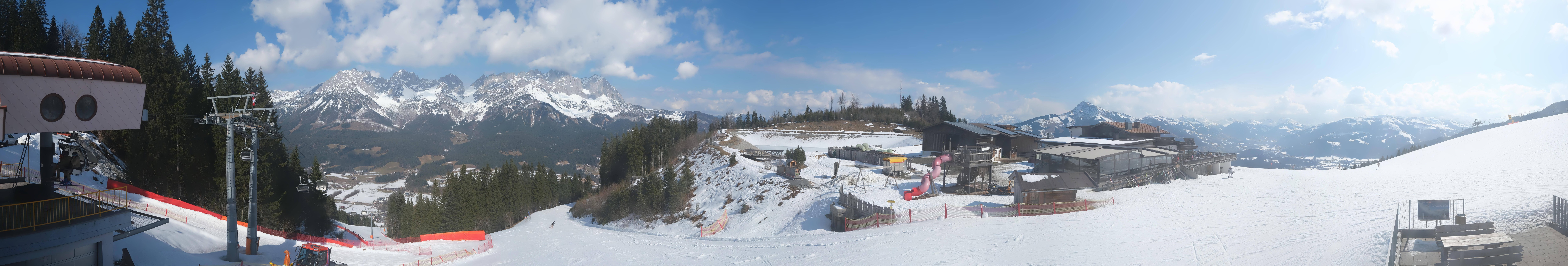 Archiv Foto Webcam Panoramasicht SkiWelt Wilder Kaiser: Astberg