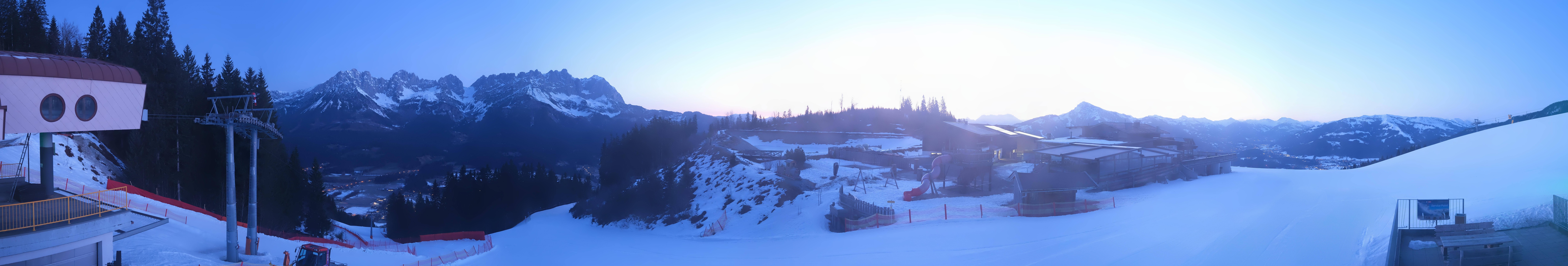 Archiv Foto Webcam Panoramasicht SkiWelt Wilder Kaiser: Astberg