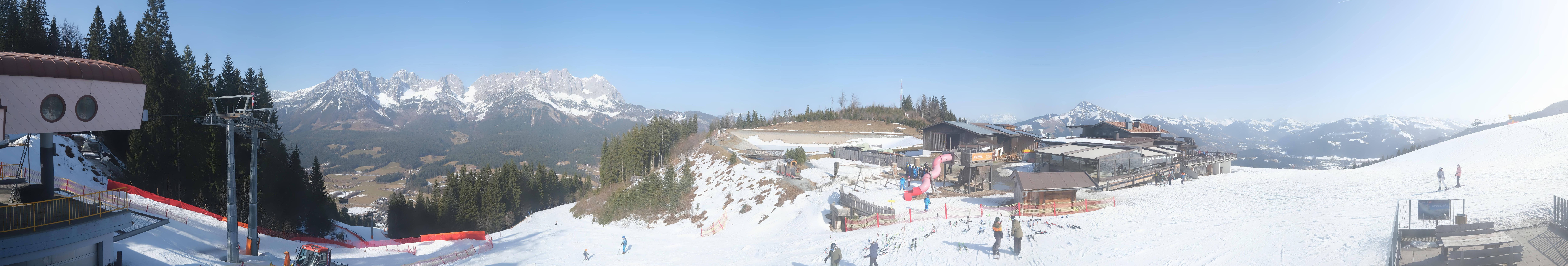 Archiv Foto Webcam Panoramasicht SkiWelt Wilder Kaiser: Astberg