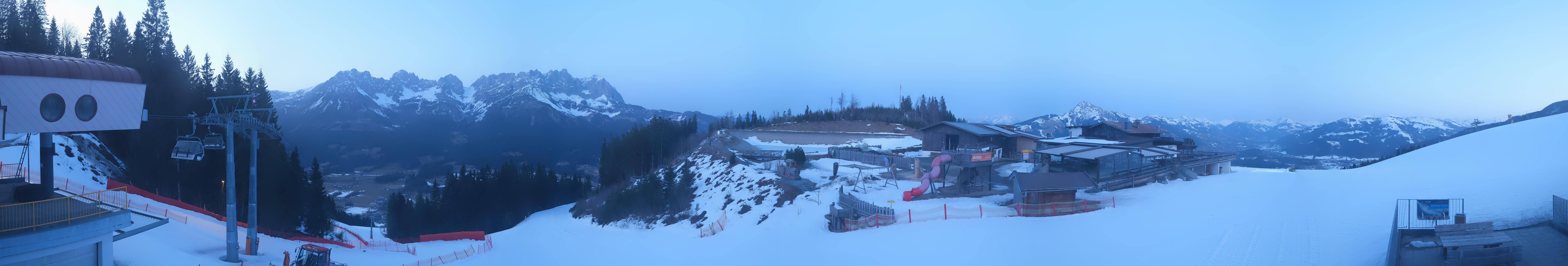 Archiv Foto Webcam Panoramasicht SkiWelt Wilder Kaiser: Astberg