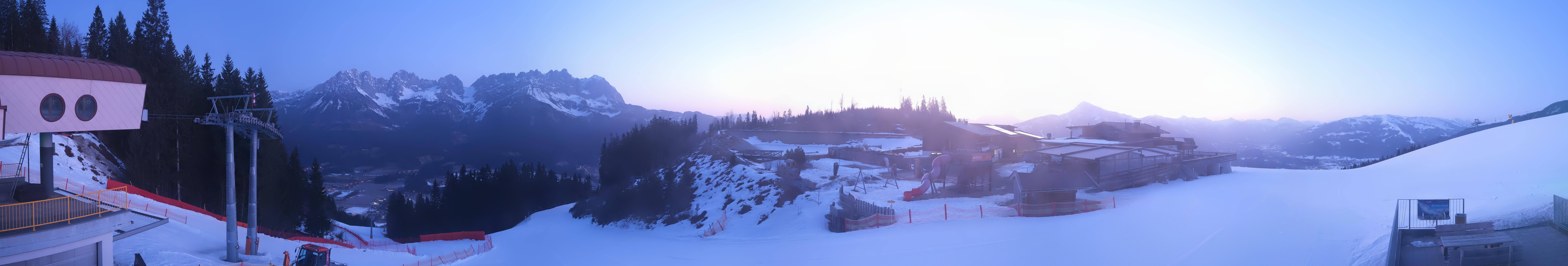Archiv Foto Webcam Panoramasicht SkiWelt Wilder Kaiser: Astberg