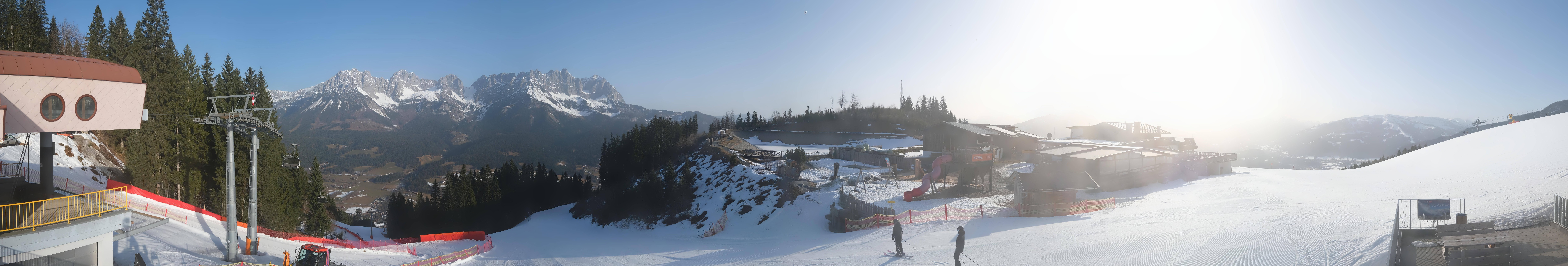Archiv Foto Webcam Panoramasicht SkiWelt Wilder Kaiser: Astberg