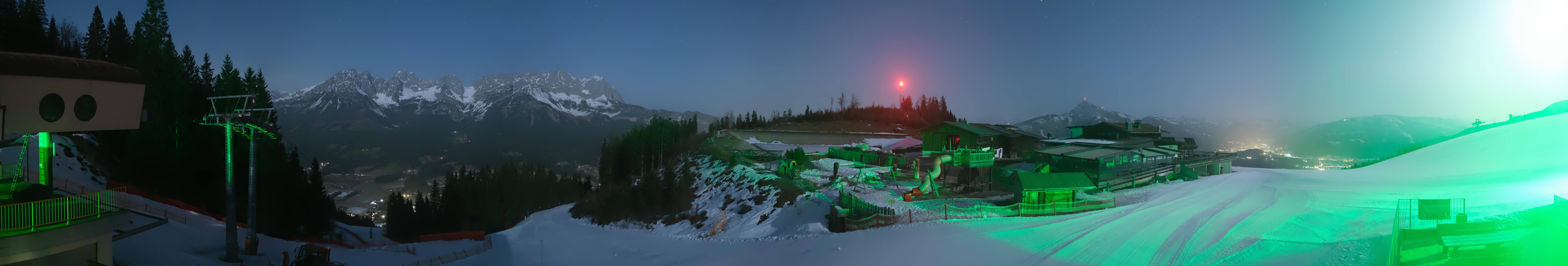 Archived image Webcam View of the Astberg in SkiWelt Wilder Kaiser