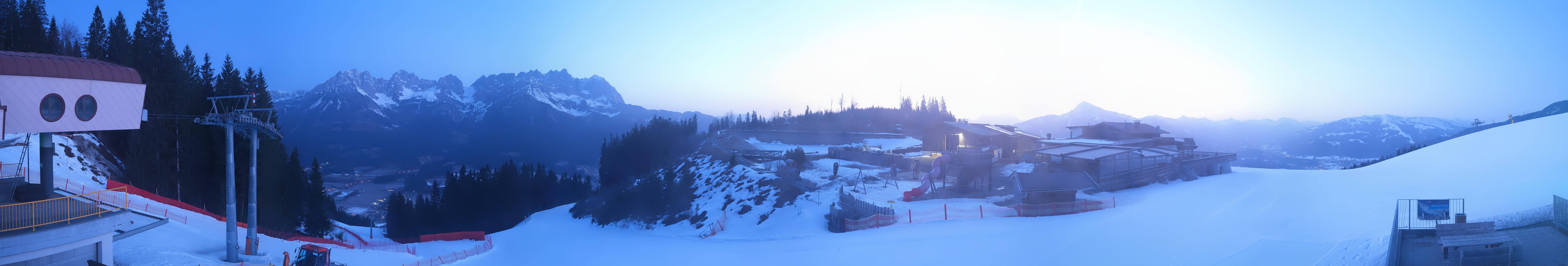 Archived image Webcam View of the Astberg in SkiWelt Wilder Kaiser