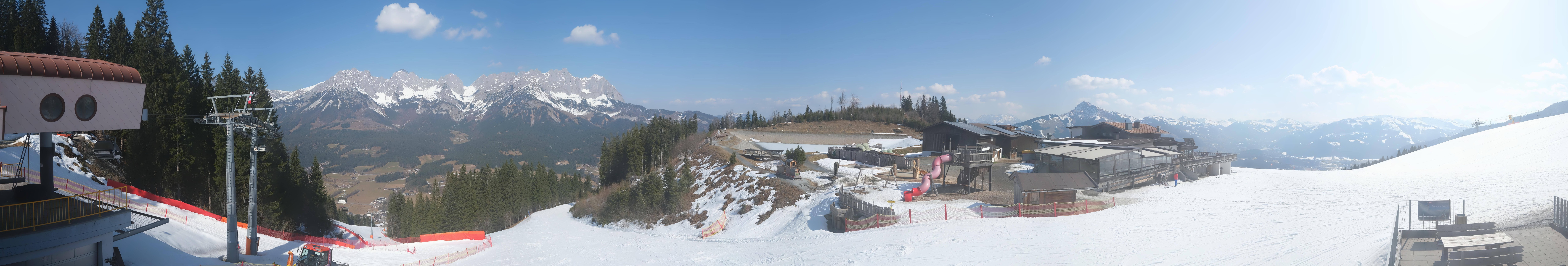 Archiv Foto Webcam Panoramasicht SkiWelt Wilder Kaiser: Astberg