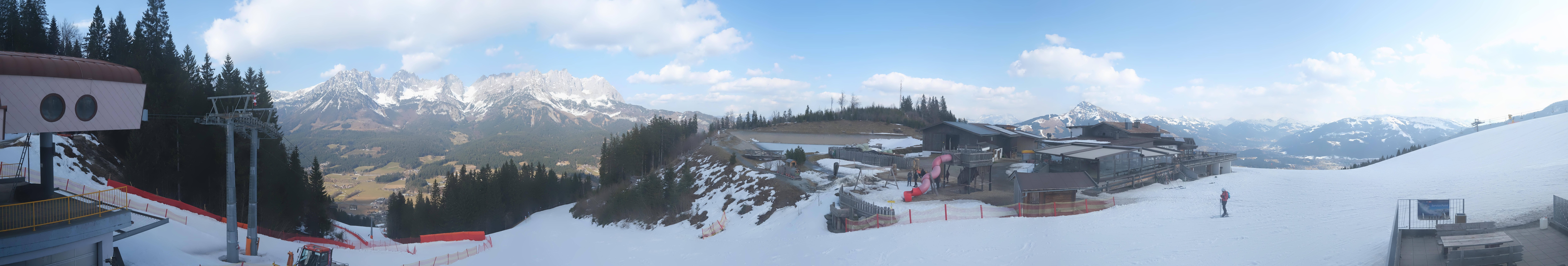 Archiv Foto Webcam Panoramasicht SkiWelt Wilder Kaiser: Astberg