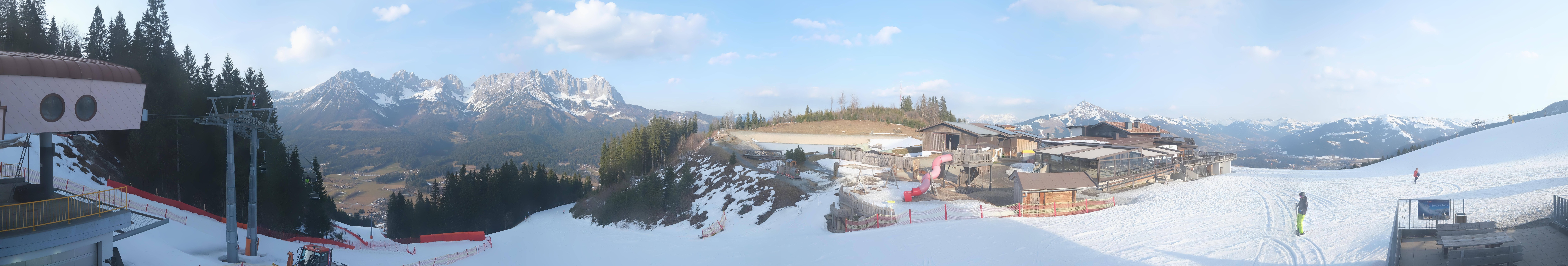 Archiv Foto Webcam Panoramasicht SkiWelt Wilder Kaiser: Astberg