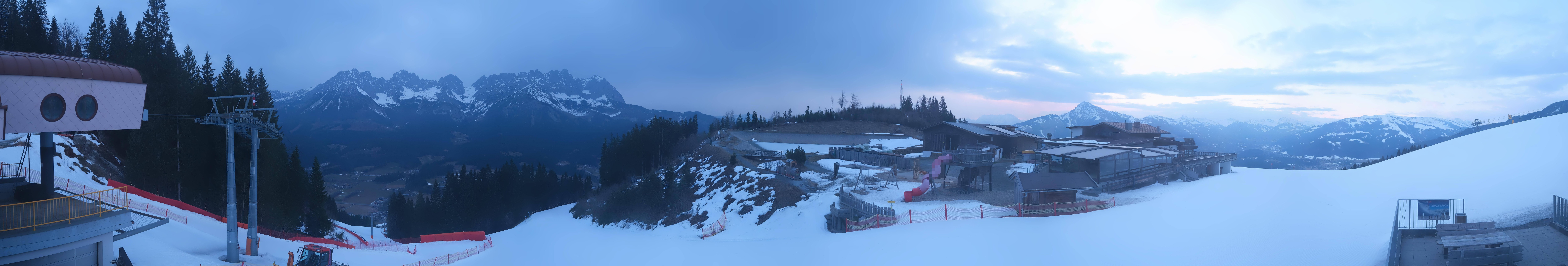 Archiv Foto Webcam Panoramasicht SkiWelt Wilder Kaiser: Astberg