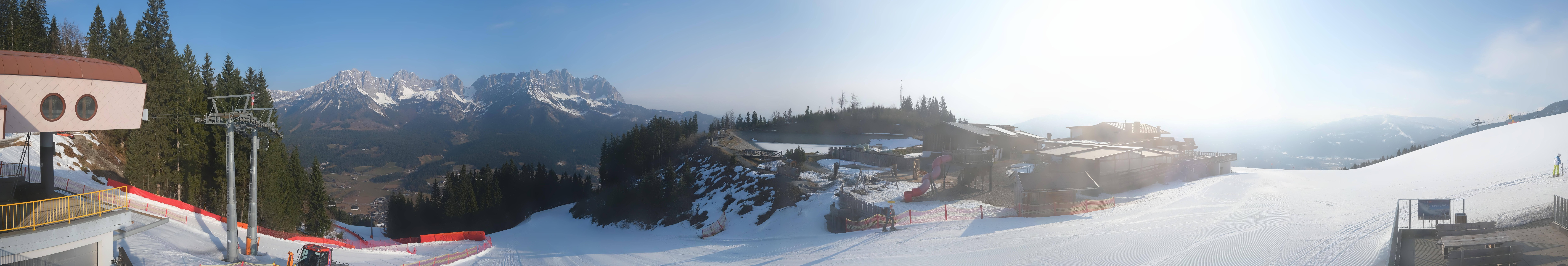 Archiv Foto Webcam Panoramasicht SkiWelt Wilder Kaiser: Astberg