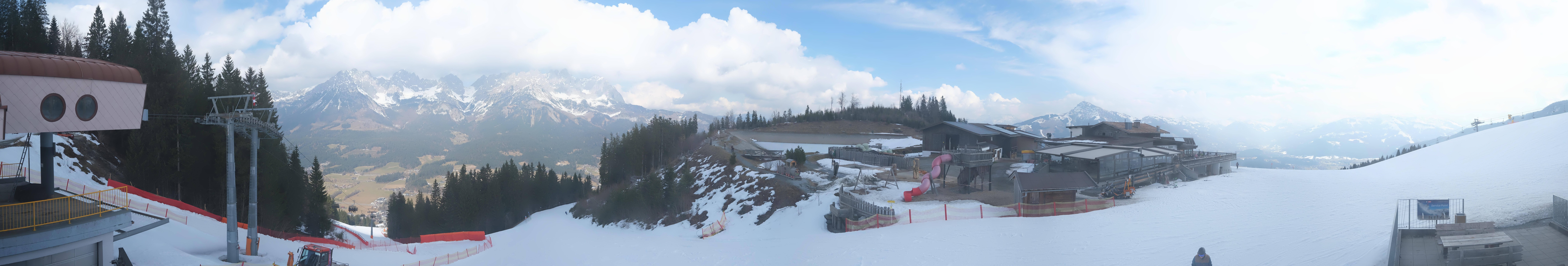 Archiv Foto Webcam Panoramasicht SkiWelt Wilder Kaiser: Astberg