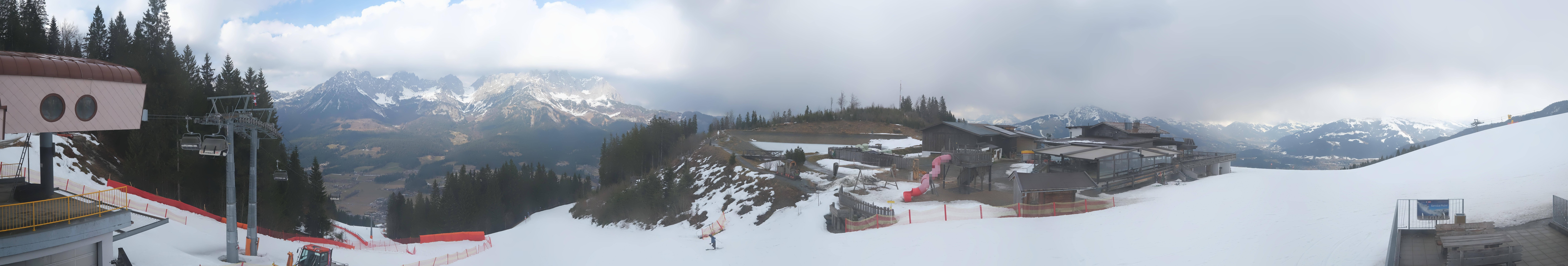 Archiv Foto Webcam Panoramasicht SkiWelt Wilder Kaiser: Astberg