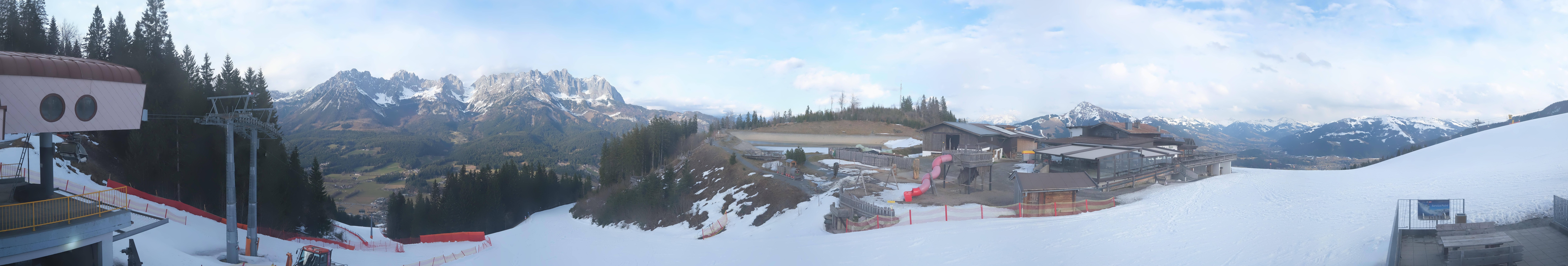 Archiv Foto Webcam Panoramasicht SkiWelt Wilder Kaiser: Astberg