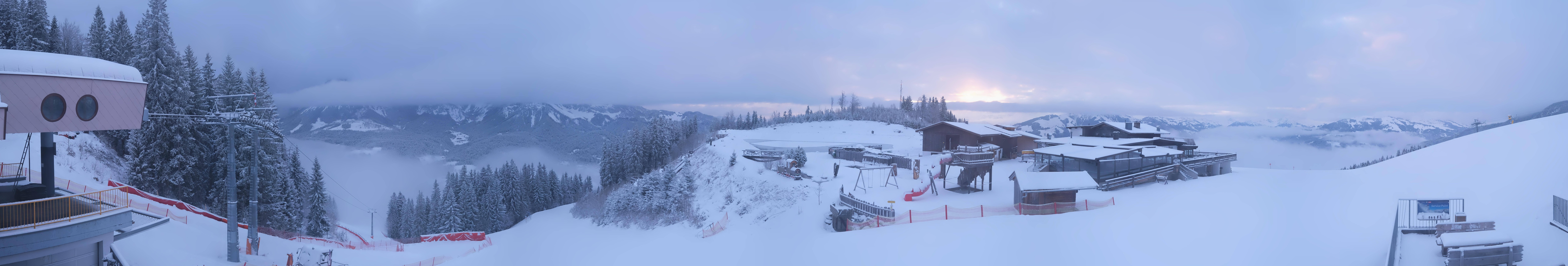 Archiv Foto Webcam Panoramasicht SkiWelt Wilder Kaiser: Astberg