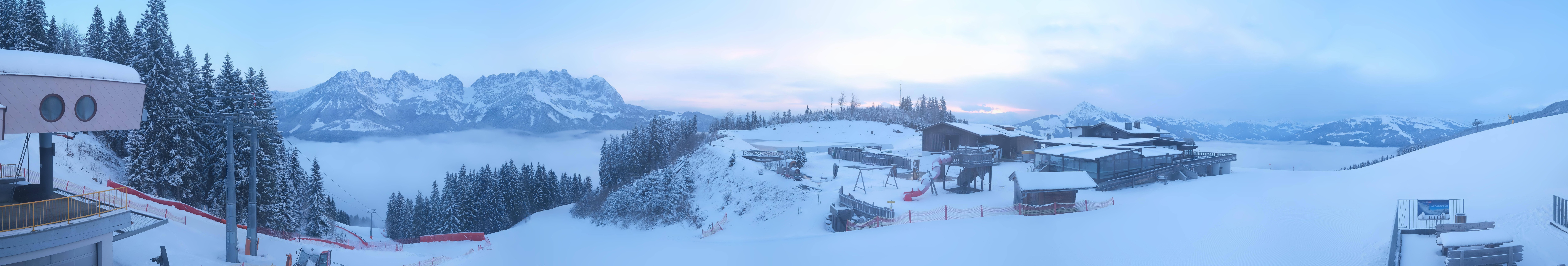 Archiv Foto Webcam Panoramasicht SkiWelt Wilder Kaiser: Astberg