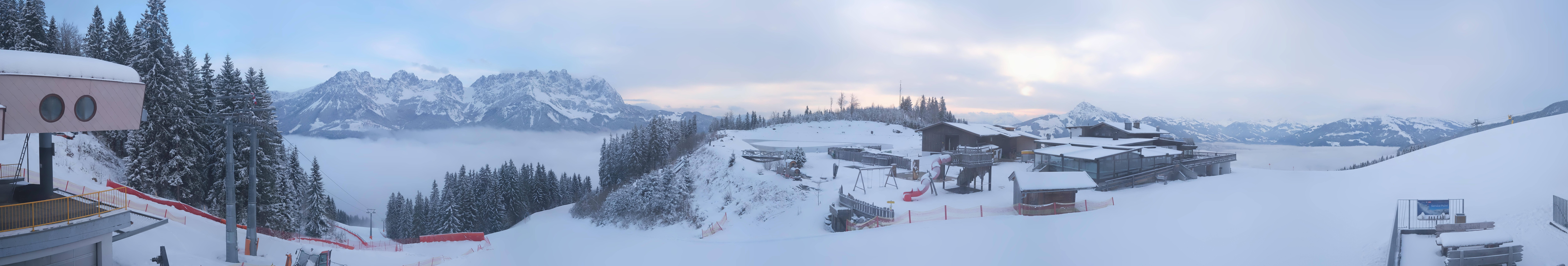 Archiv Foto Webcam Panoramasicht SkiWelt Wilder Kaiser: Astberg