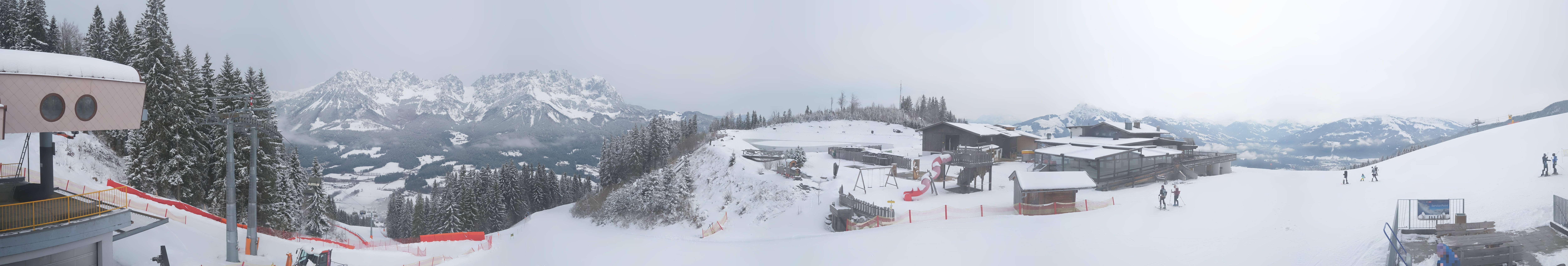 Archiv Foto Webcam Panoramasicht SkiWelt Wilder Kaiser: Astberg