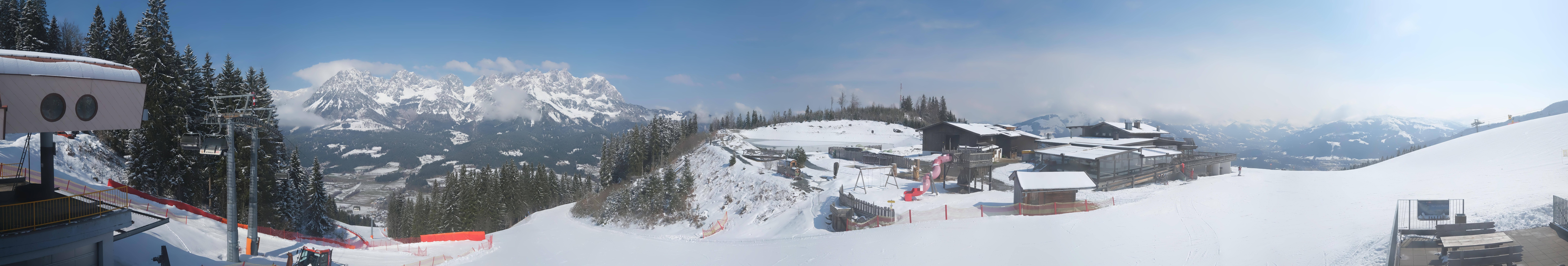 Archiv Foto Webcam Panoramasicht SkiWelt Wilder Kaiser: Astberg