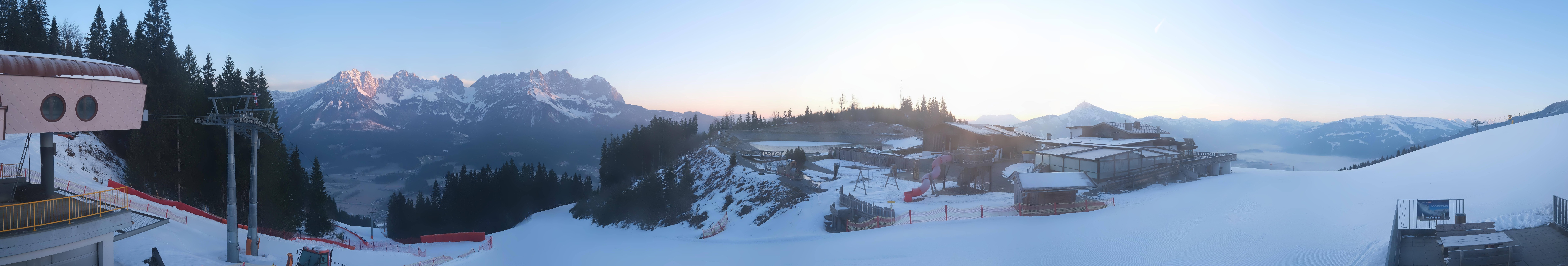 Archiv Foto Webcam Panoramasicht SkiWelt Wilder Kaiser: Astberg