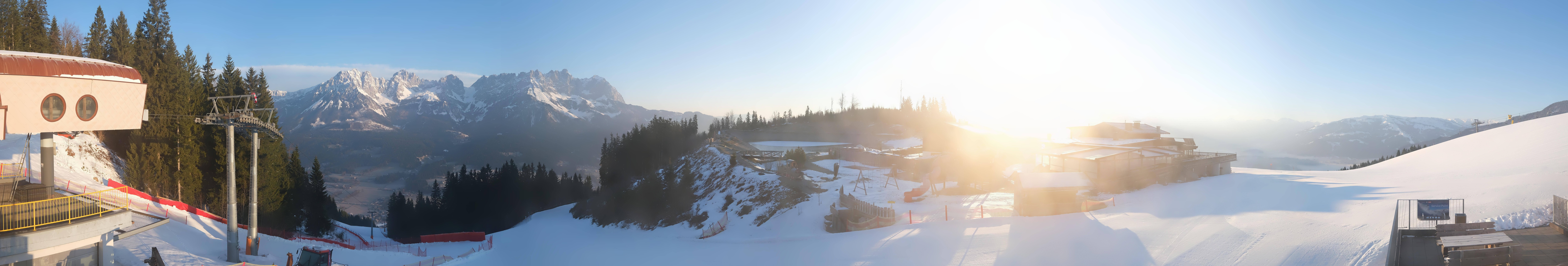 Archiv Foto Webcam Panoramasicht SkiWelt Wilder Kaiser: Astberg