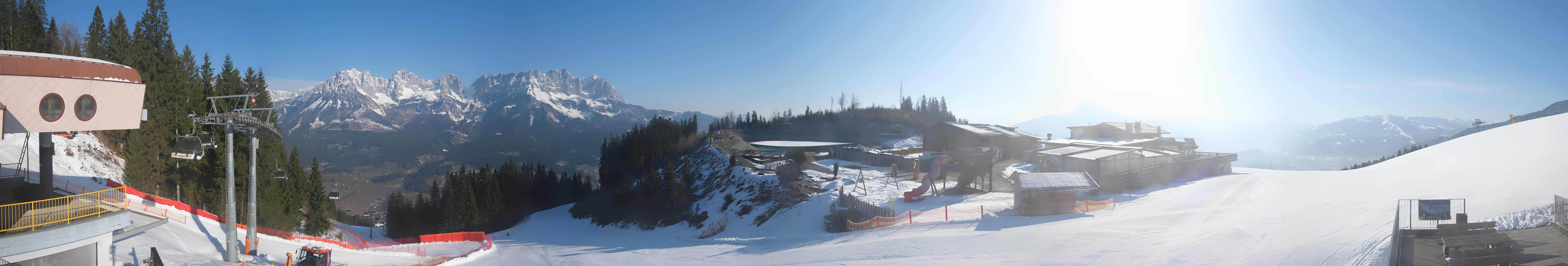 Archiv Foto Webcam Panoramasicht SkiWelt Wilder Kaiser: Astberg