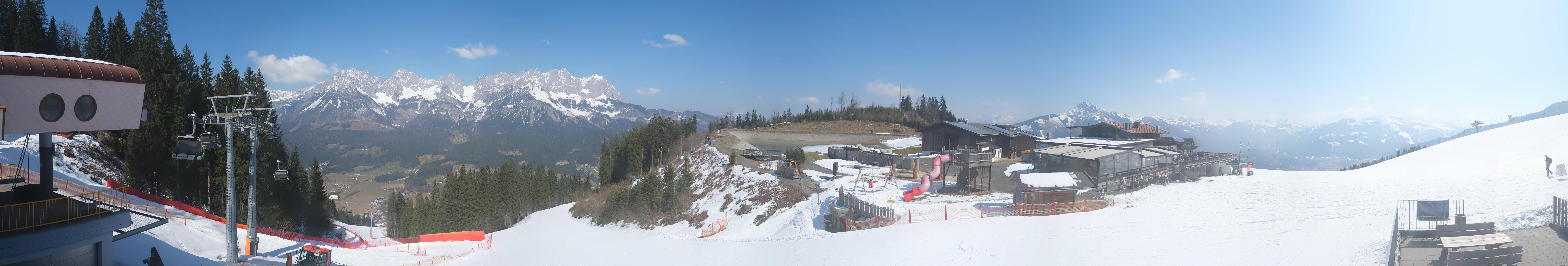 Archiv Foto Webcam Panoramasicht SkiWelt Wilder Kaiser: Astberg
