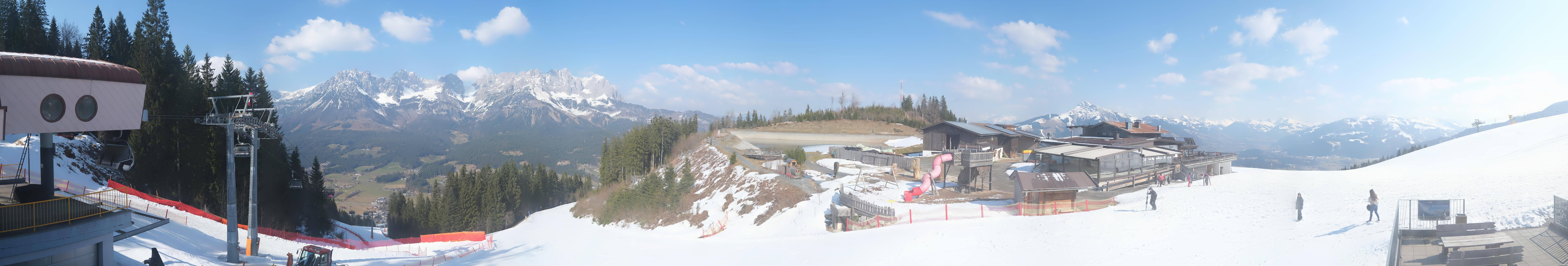 Archiv Foto Webcam Panoramasicht SkiWelt Wilder Kaiser: Astberg