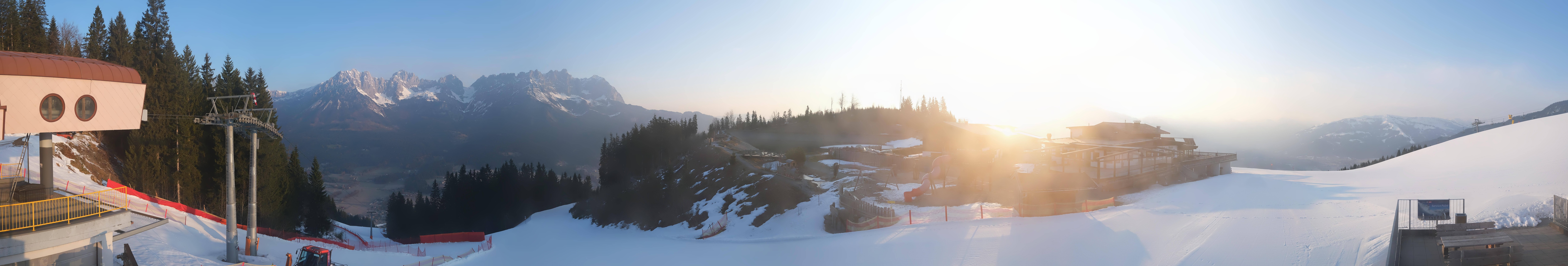 Archiv Foto Webcam Panoramasicht SkiWelt Wilder Kaiser: Astberg