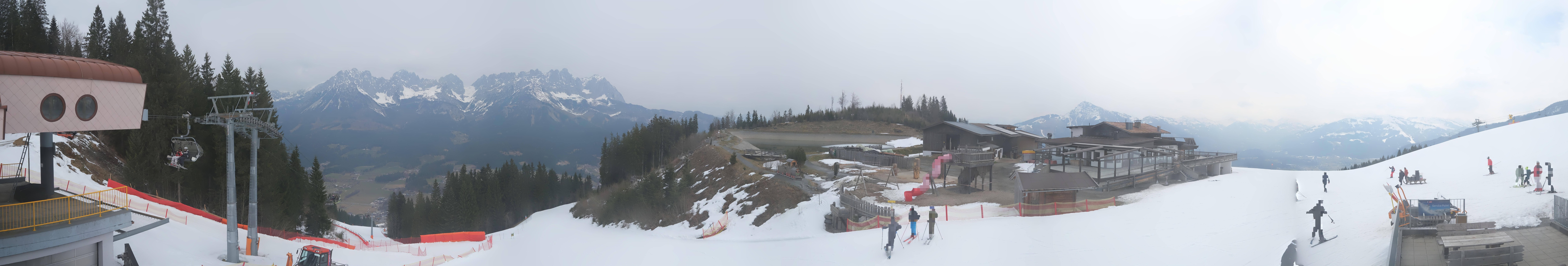 Archiv Foto Webcam Panoramasicht SkiWelt Wilder Kaiser: Astberg