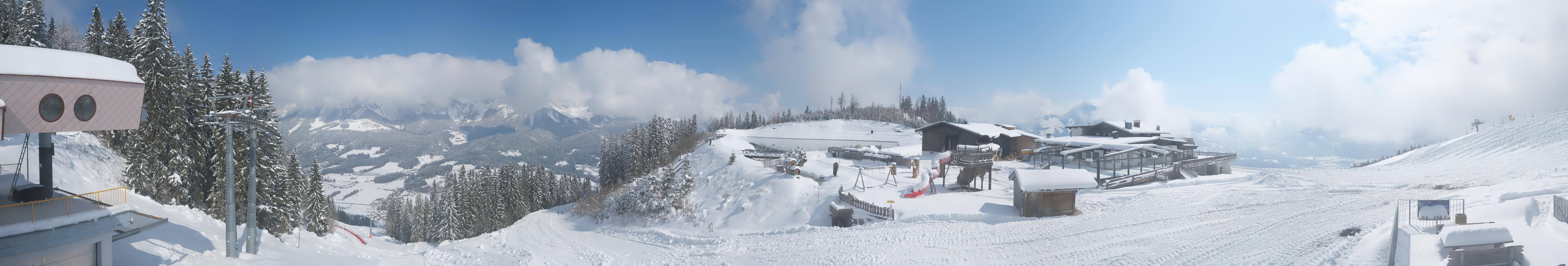 Archiv Foto Webcam Panoramasicht SkiWelt Wilder Kaiser: Astberg