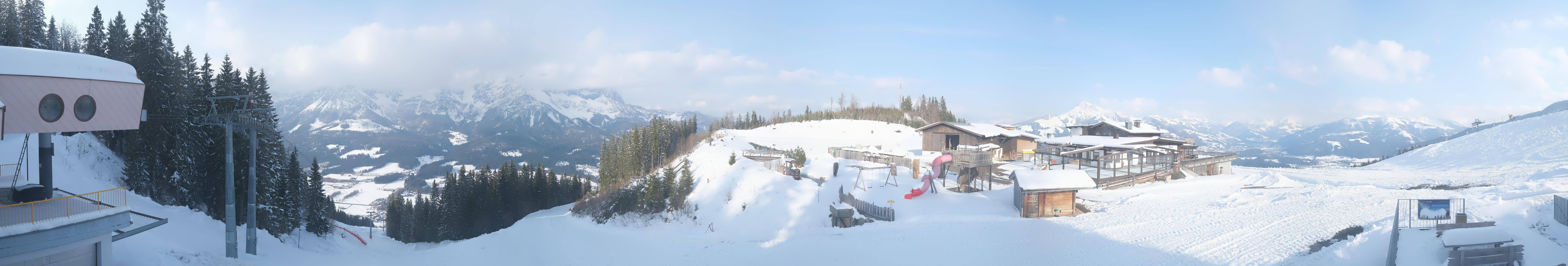 Archiv Foto Webcam Panoramasicht SkiWelt Wilder Kaiser: Astberg